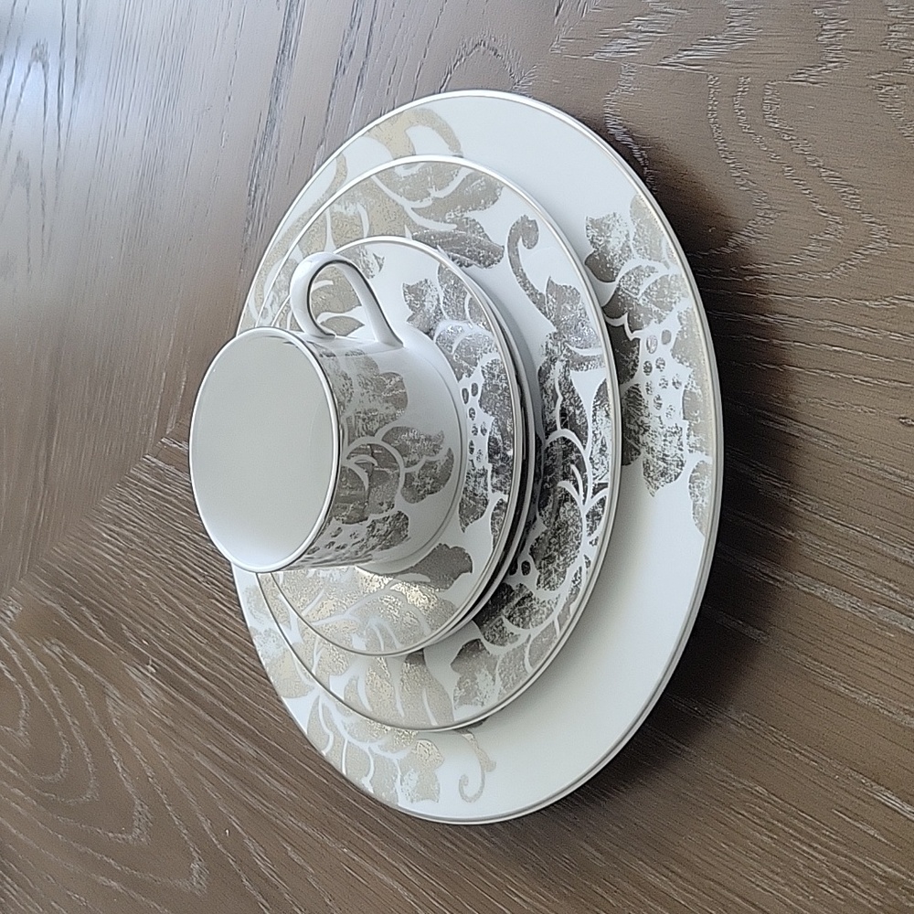 Lenox vintage Silver Applique 5-piece place setting